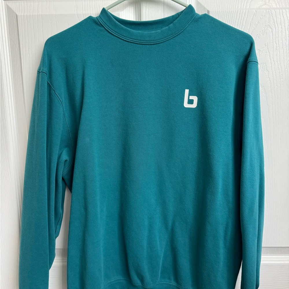 Teal Burn Boot Camp Crew Neck Sweater